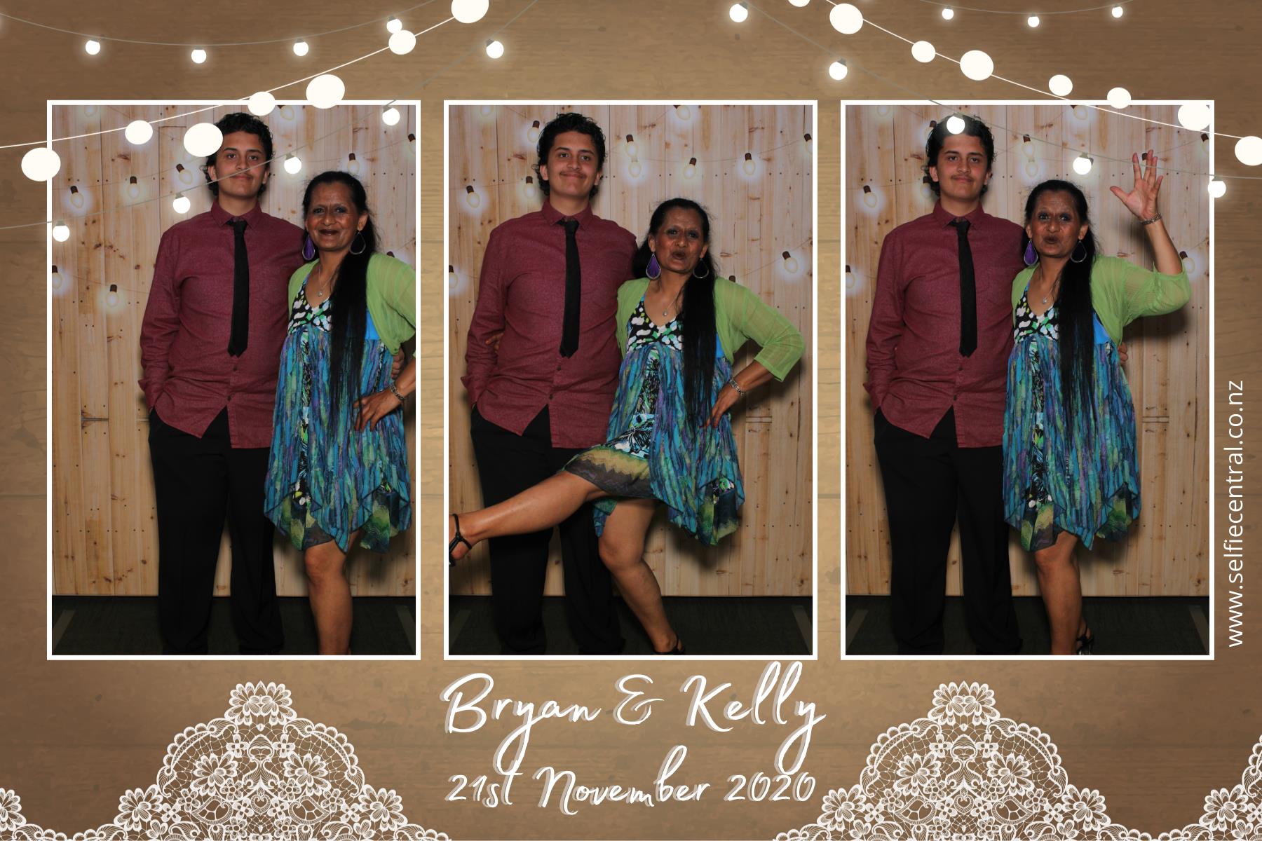 Bryan & Kelly's wedding | View more photos from the event at gallery.photobooth.co.nz/u/SelfieCentral/Bryan-Kellys-wedding